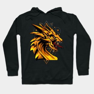 dragon gold night Hoodie